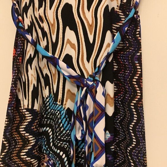 Nine West multicolored sleeveless dress Size 2 - Picture 5 of 9